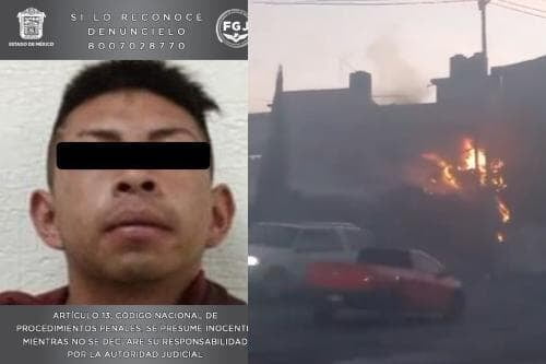 Video: Detienen a provocador de incendio en Naucalpan